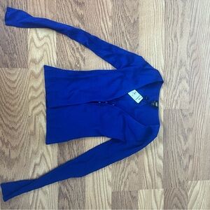Express Royal Blue Knit Top